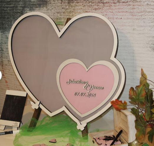 Custom Guest Book, Wedding rustic Guest Book, Drop Top guest book,