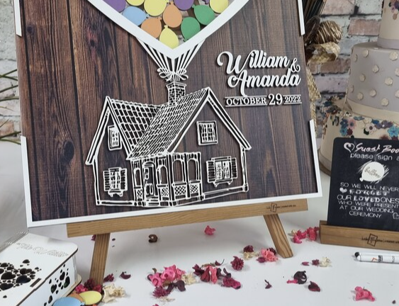 Guest book alternative Drop box.